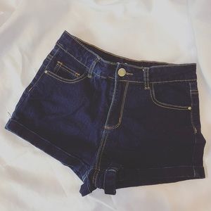 High Waisted Jean Shorts